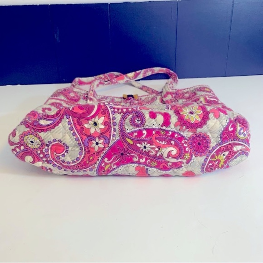 Vera Bradley Paisley Meets Plaid Tote Bag - Picture 4 of 13